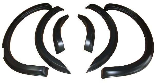 FENDER FLARE 4" MATTE BLACK (B-8008) (Set 6 pcs.)